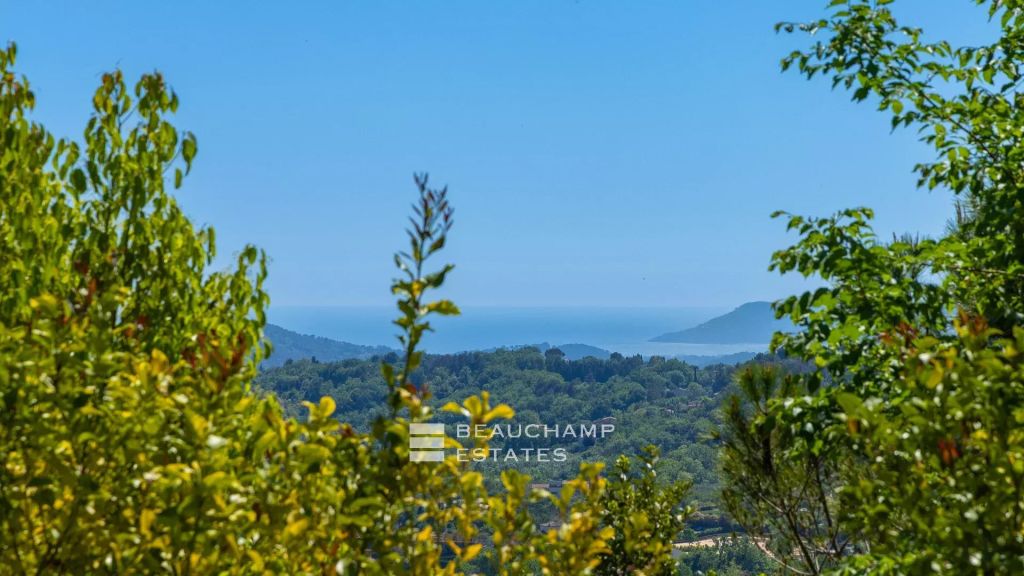 Neo-Provençal 5-Bedroom Villa with Sea View – Châteauneuf-Grasse