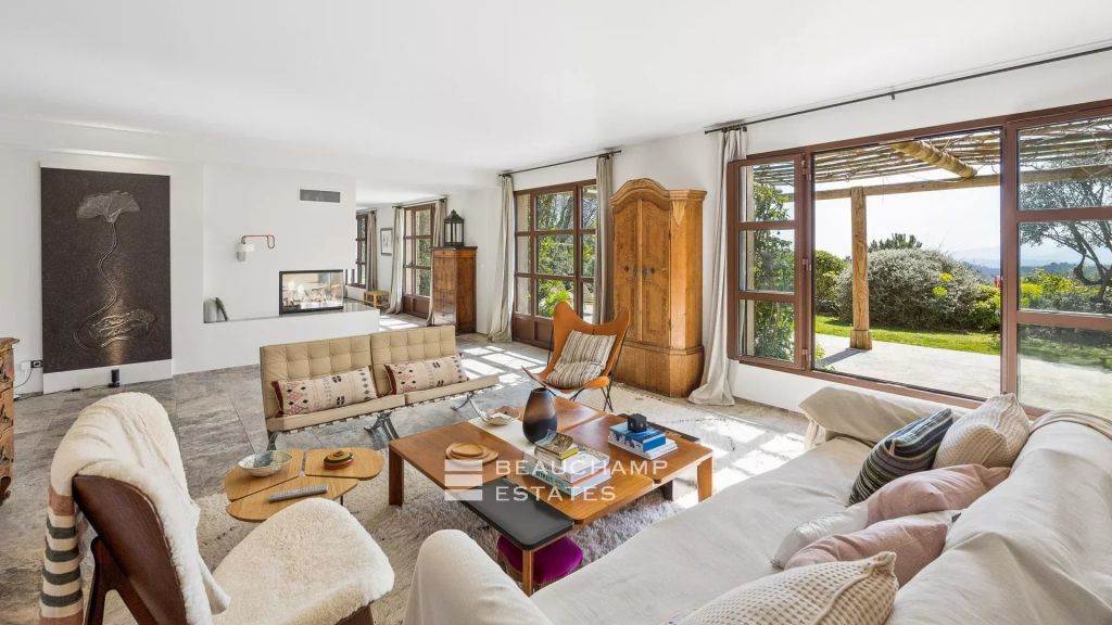 Neo-Provençal 5-Bedroom Villa with Sea View – Châteauneuf-Grasse
