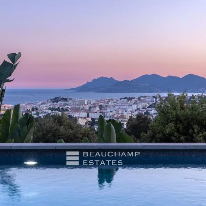 Villa contemporaine 5 chambres avec vue mer panoramique – Cannes