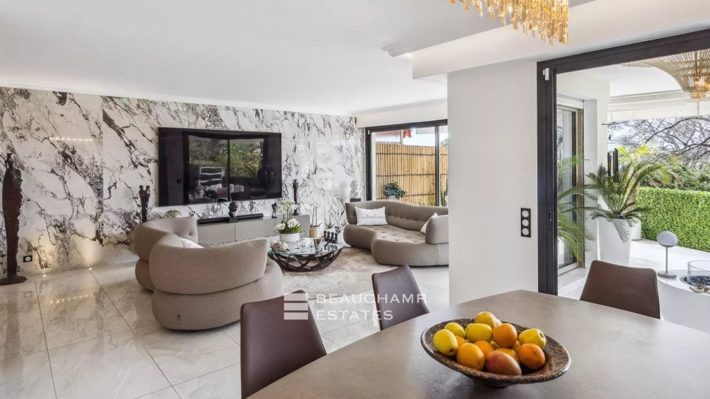 Contemporary Apartment with Hill View