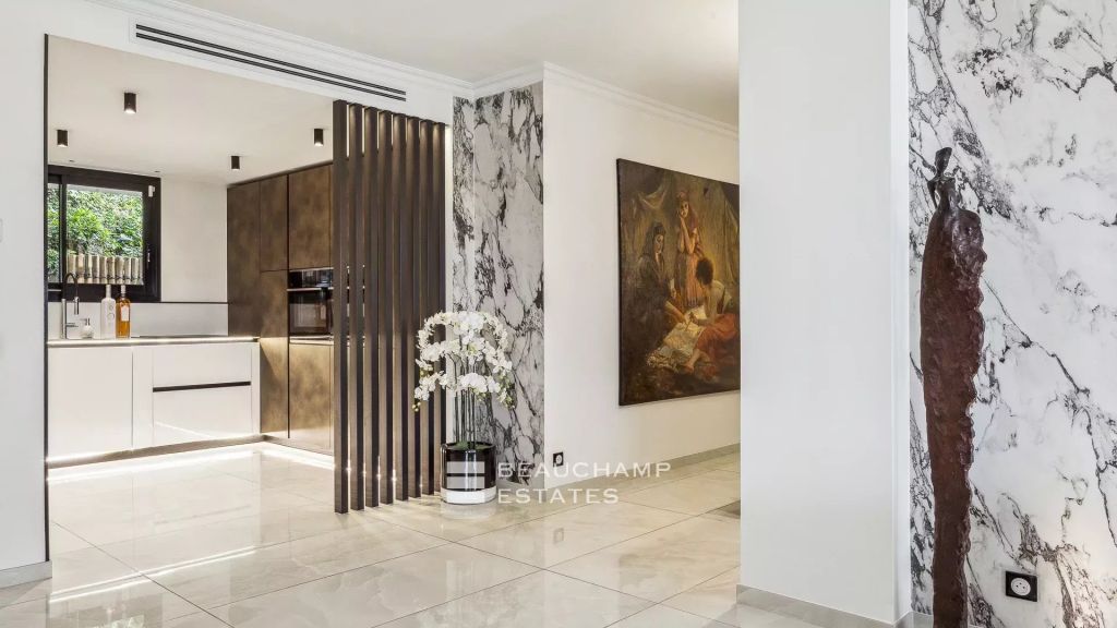 Contemporary Apartment with Hill View