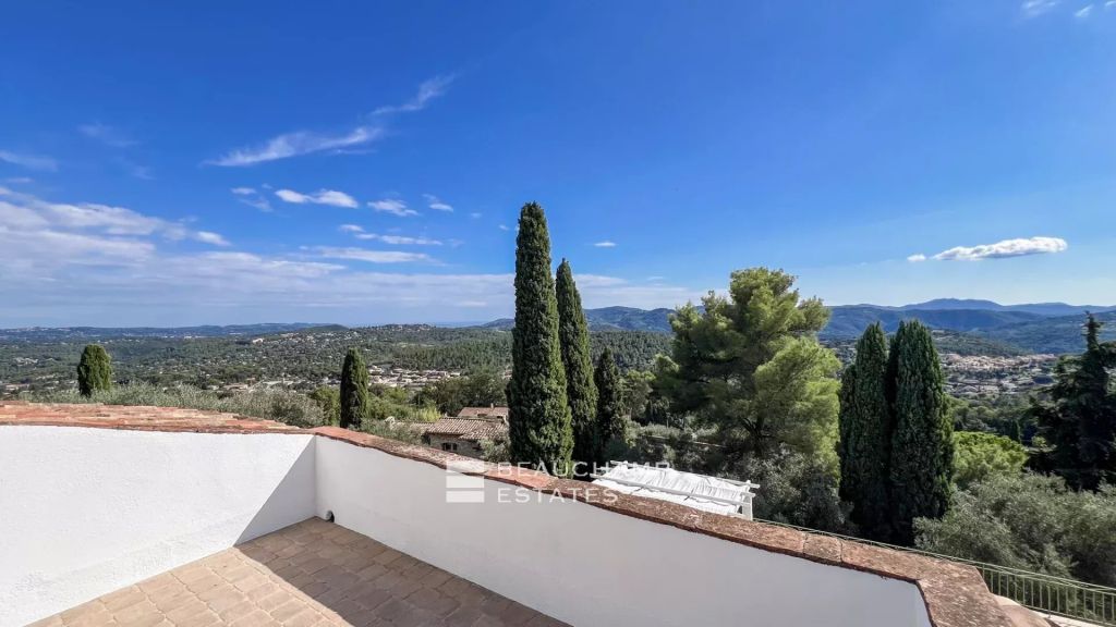Peaceful Retreat in Le Tignet – Sea and Mountain Views
