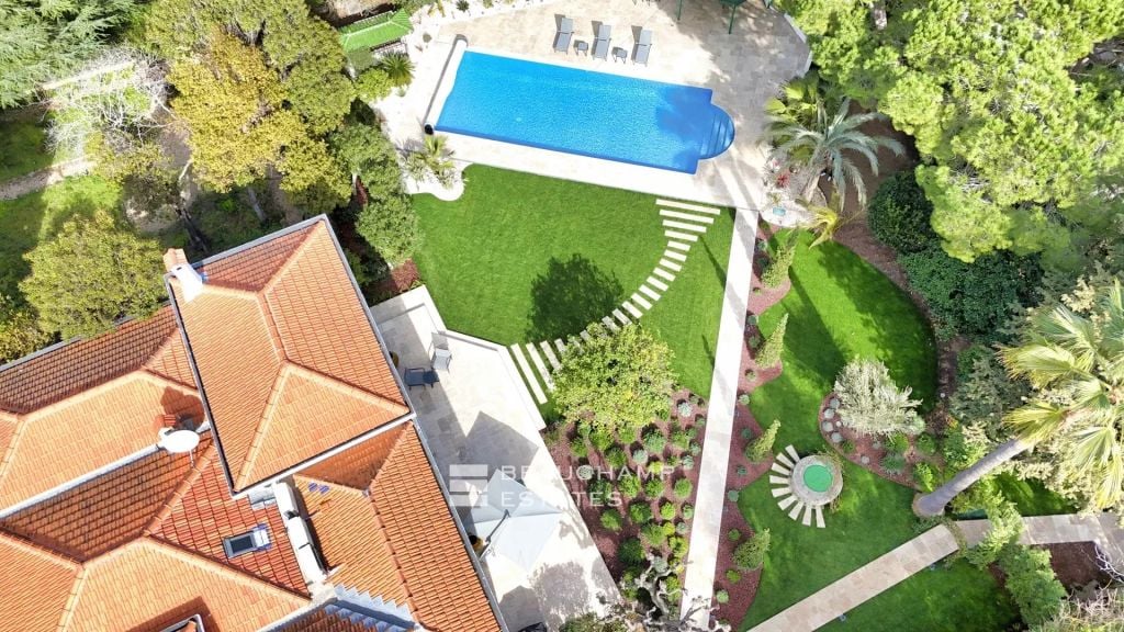 art deco 6 bedrooms villa with swimming pool – cap d’antibes