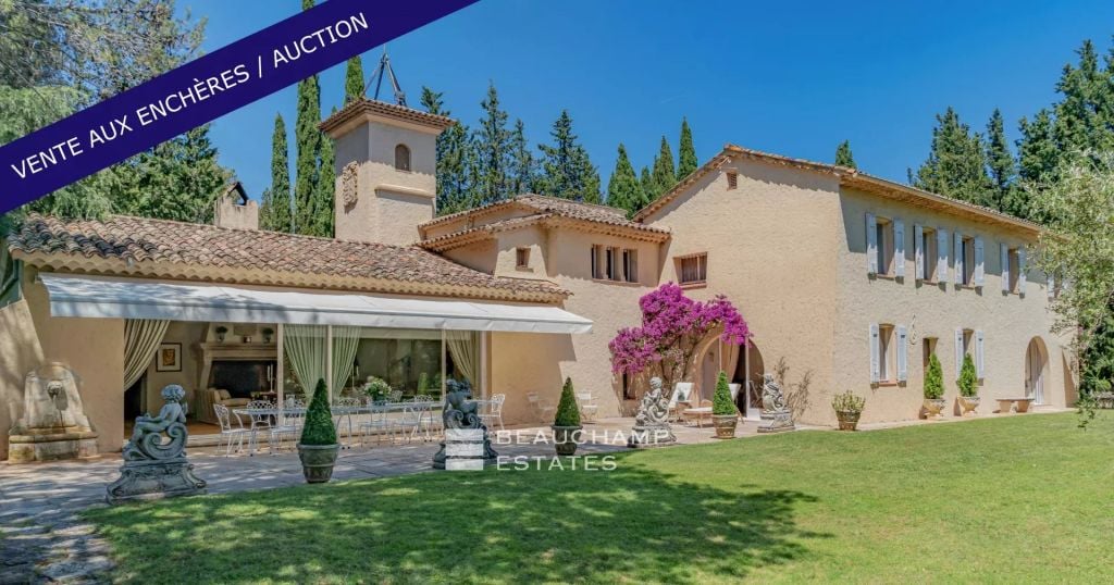 Auction : Stone Bastide – 10 Bedrooms – Auribeau-sur-Siagne