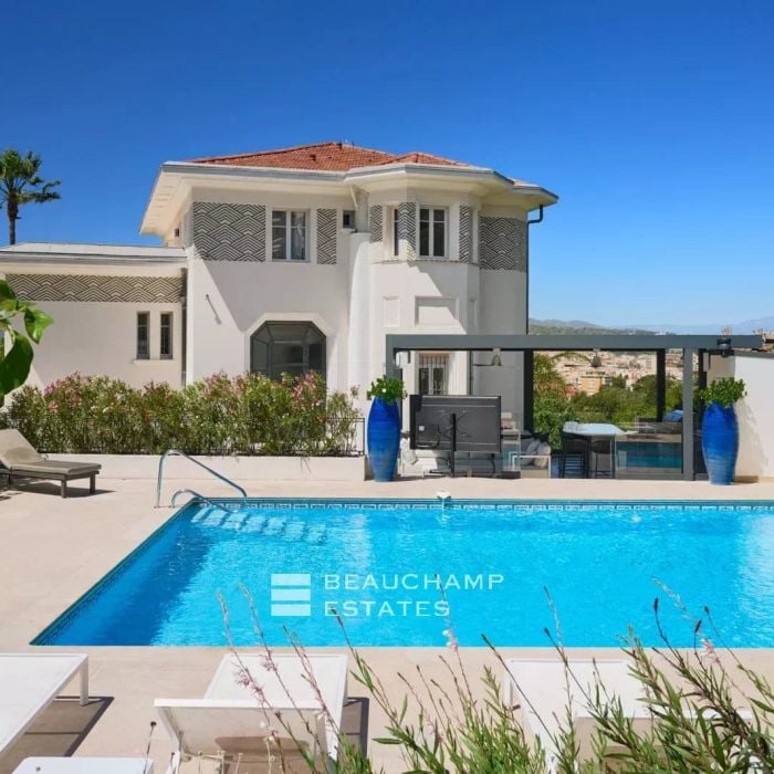 Belle Époque 7-bedroom villa with sea view – Basse Californie, Cannes