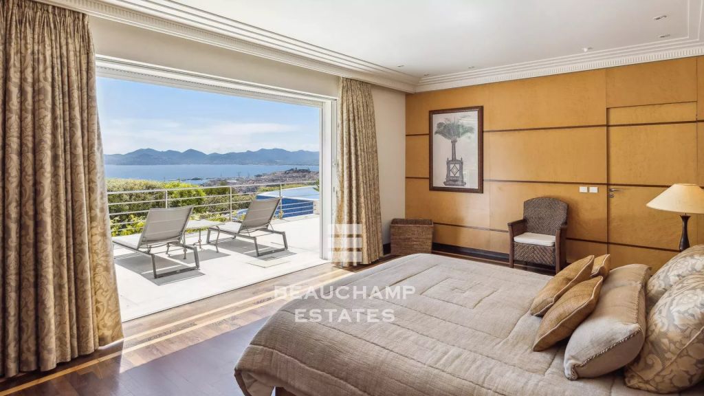 Cannes californie – panoramic sea view villa