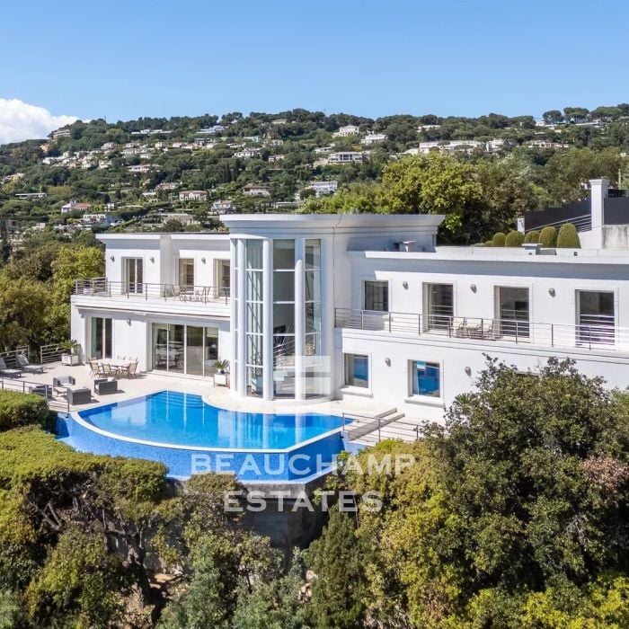 Cannes californie – panoramic sea view villa