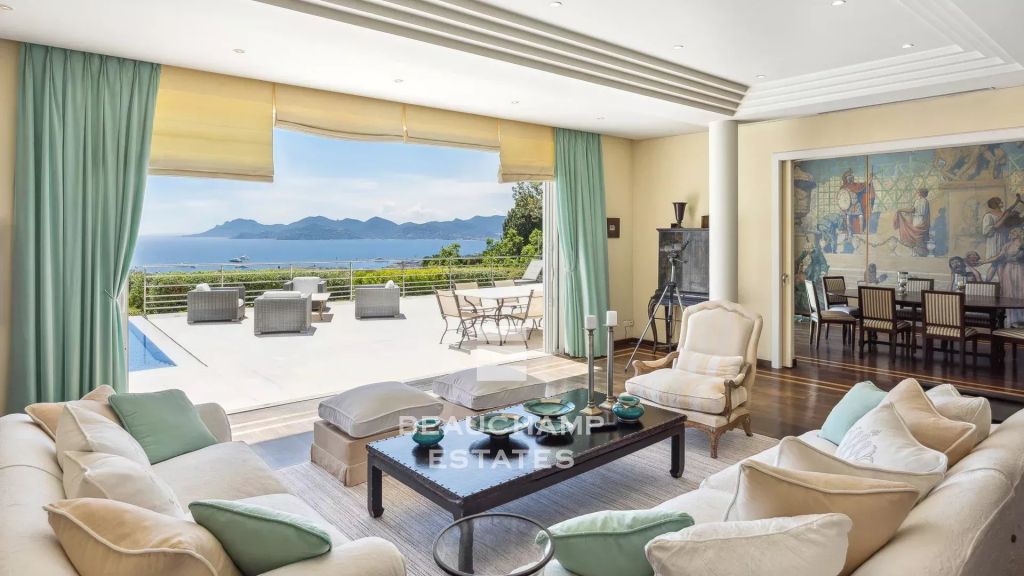 Cannes californie – panoramic sea view villa