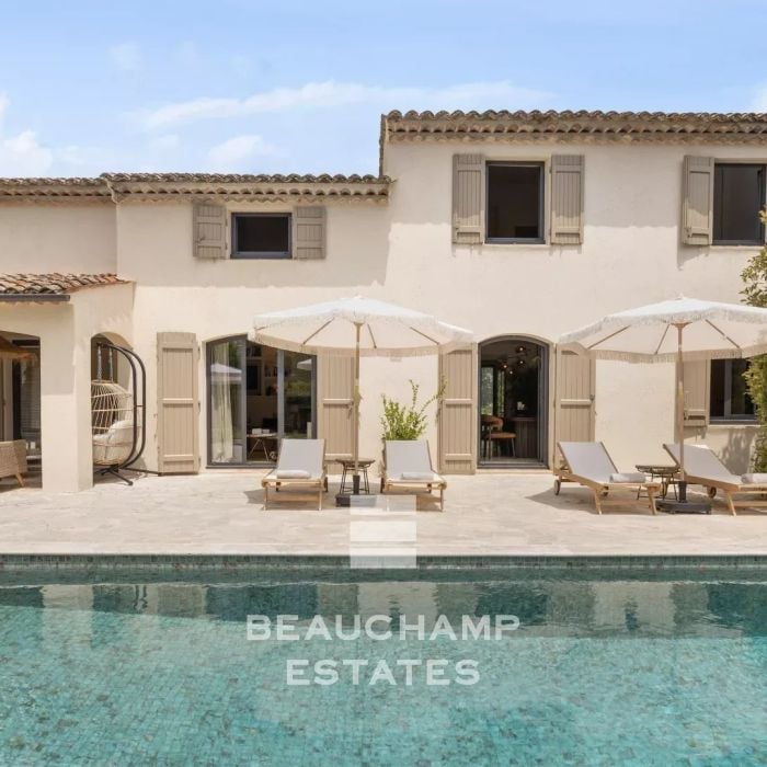 Neo-Provençal 4-bedroom villa in Rocquefort-les-Pins with swimming pool
