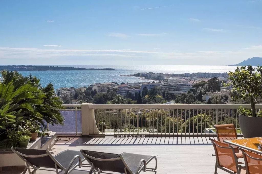 4-Bedroom Penthouse with Sea View – Cannes Californie