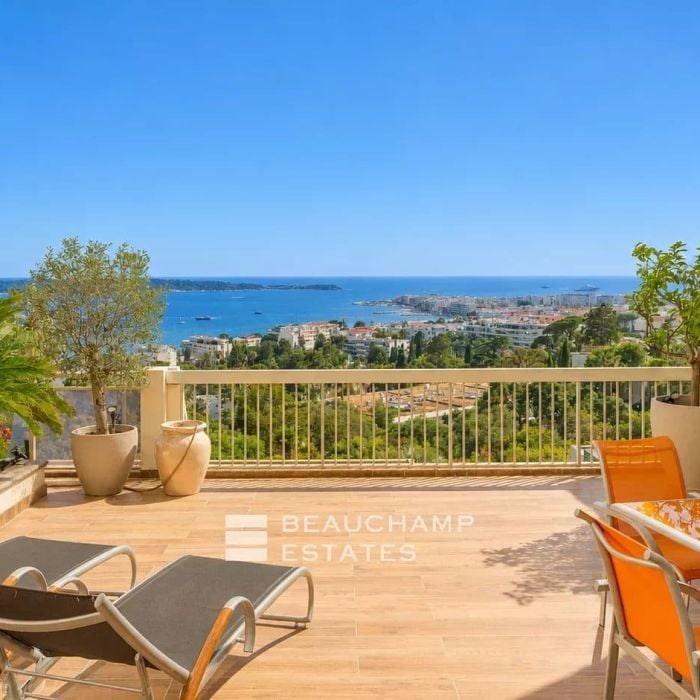 4-Bedroom Penthouse with Sea View – Cannes Californie
