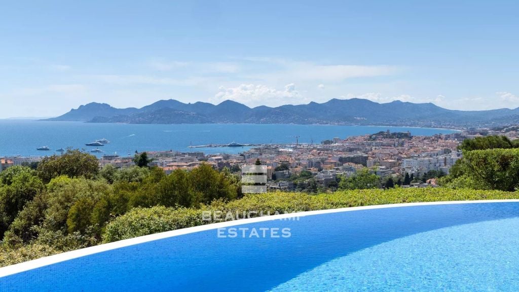Cannes californie – panoramic sea view villa