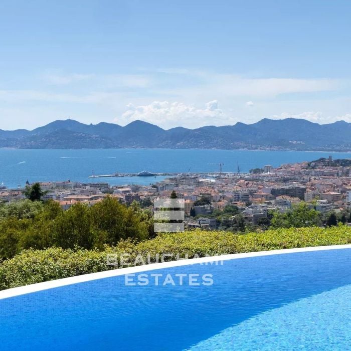 Cannes californie – panoramic sea view villa