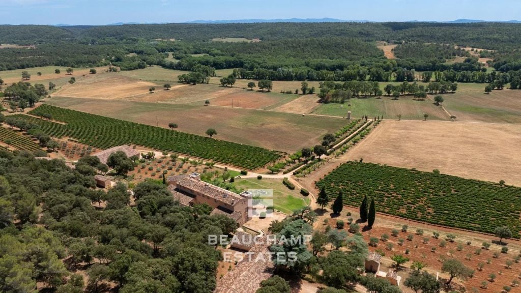 Château with vineyard estate