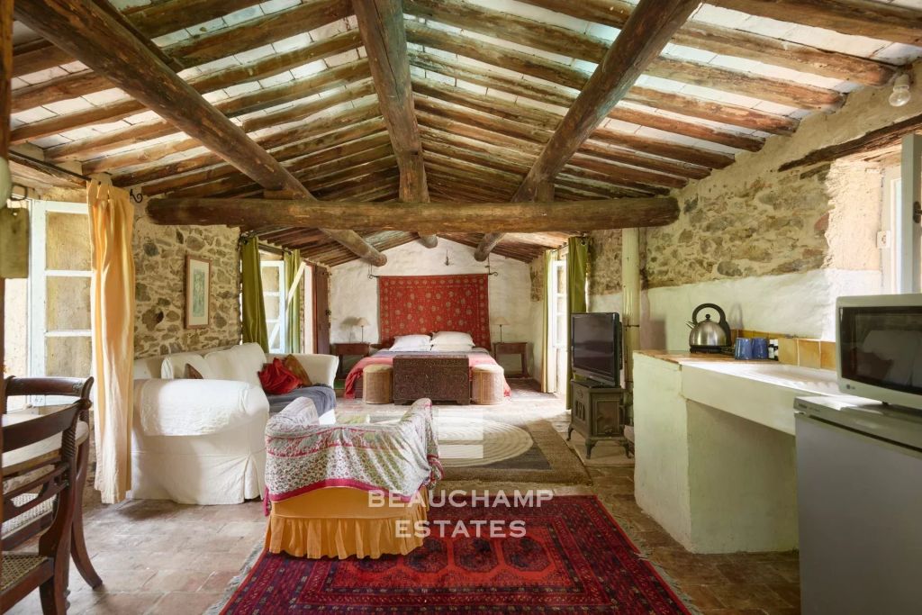 Stone Property with 9 Bedrooms, Swimming Pool and Panoramic Views – La Garde-Freinet