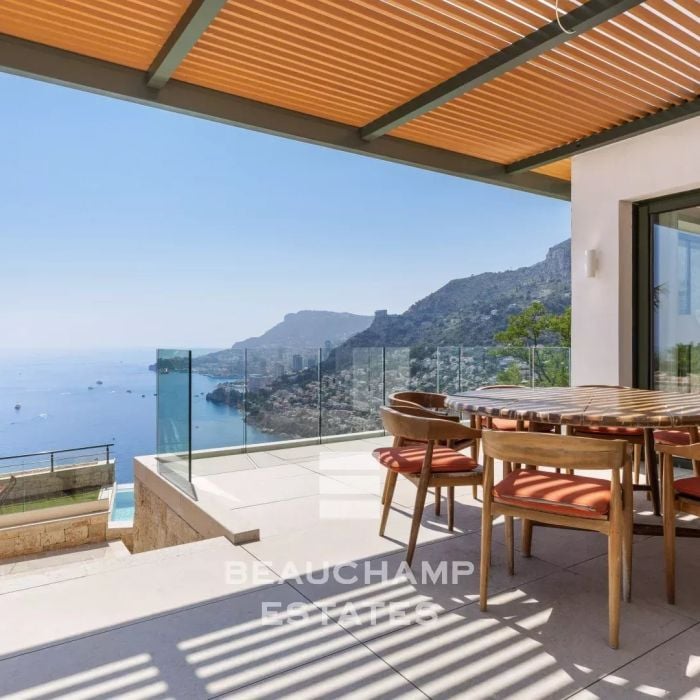 Contemporary 4-Bedroom Villa with Panoramic Sea Views – Roquebrune-Cap-Martin