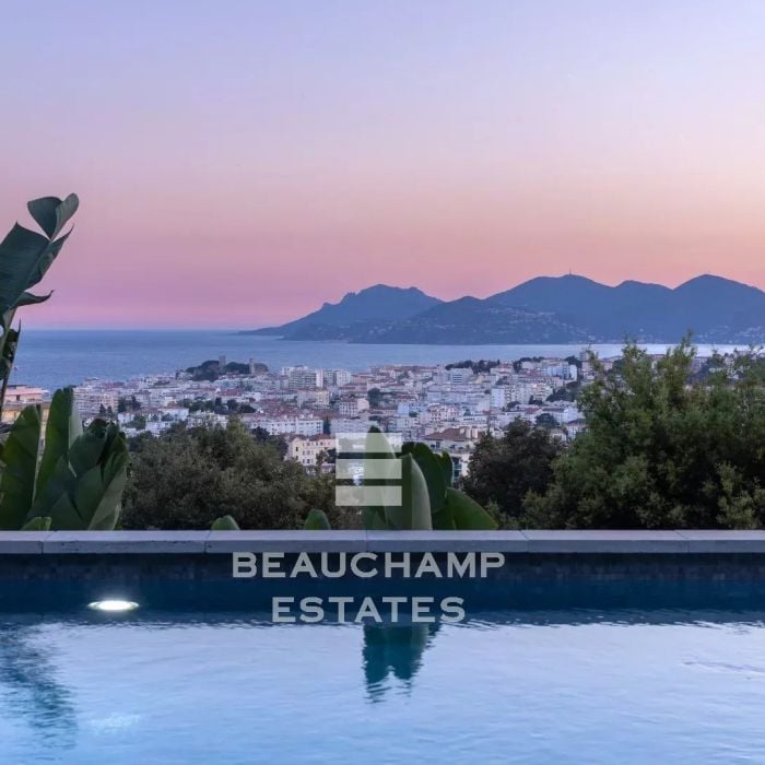 Villa contemporaine 5 chambres avec vue mer panoramique – Cannes
