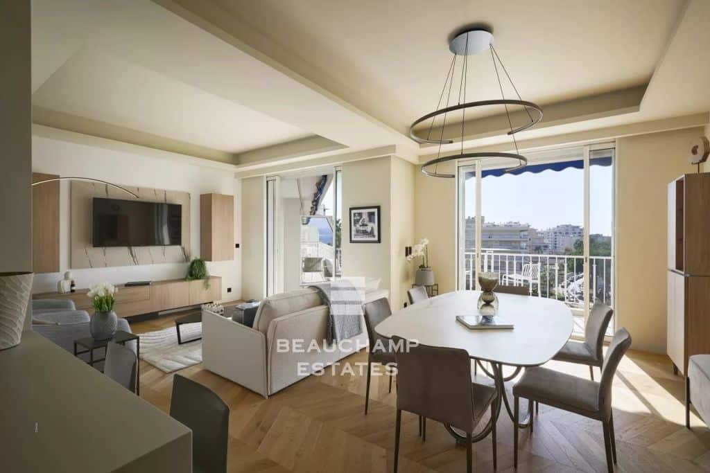 3-Bedroom Apartment with Sea View – Cannes Croisette