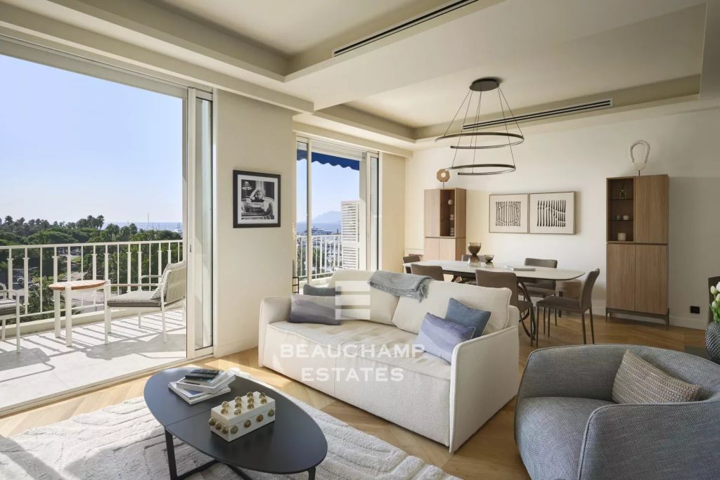 3-Bedroom Apartment with Sea View – Cannes Croisette