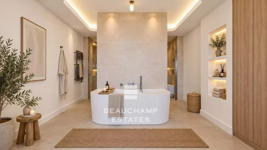 Three-bedroom apartment with sea view – Cannes Palm Beach