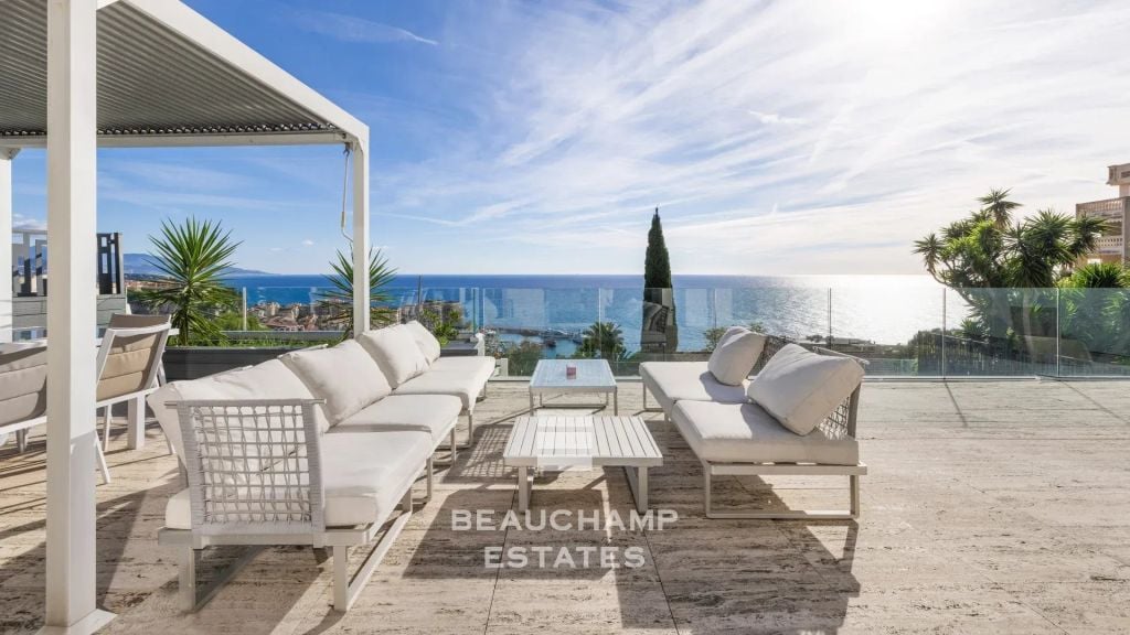 2-Bedroom Apartment with Panoramic Sea Views  in Cap D’ail
