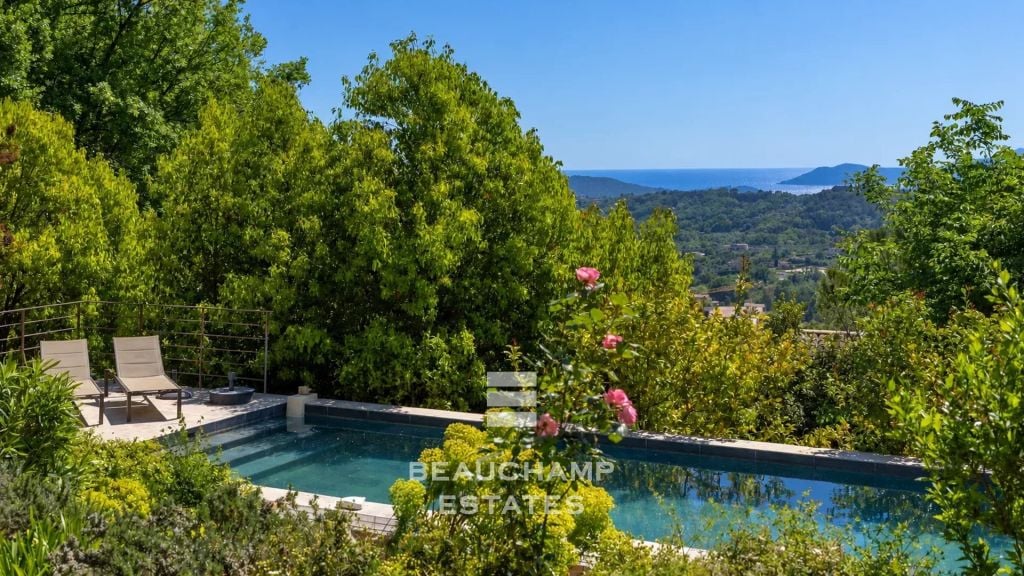 Neo-Provençal 5-Bedroom Villa with Sea View – Châteauneuf-Grasse