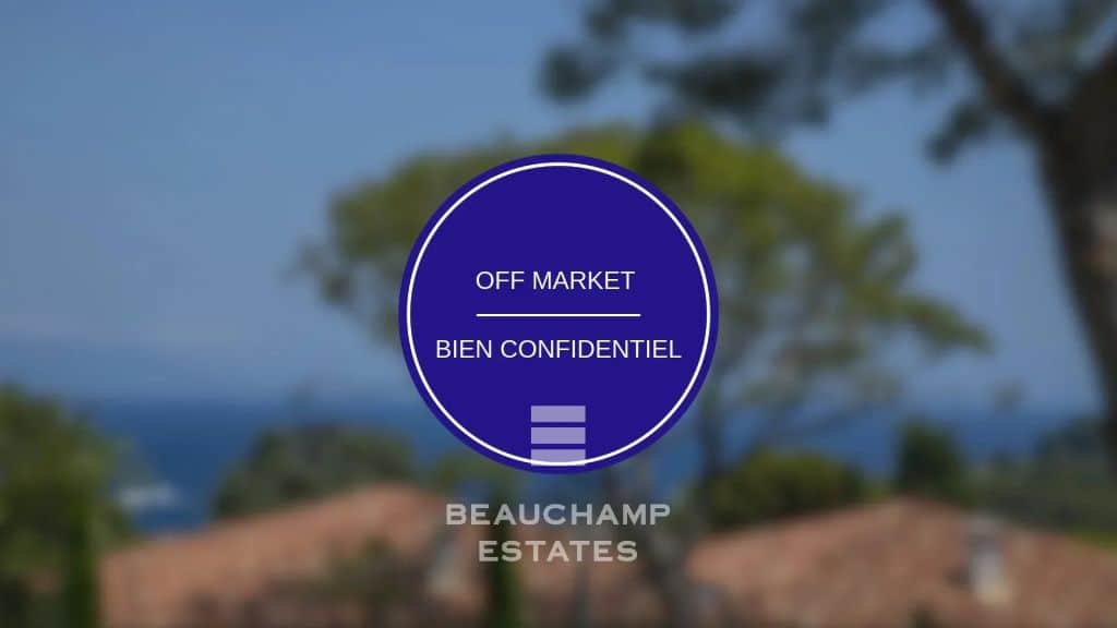 Off-market villa with sea views