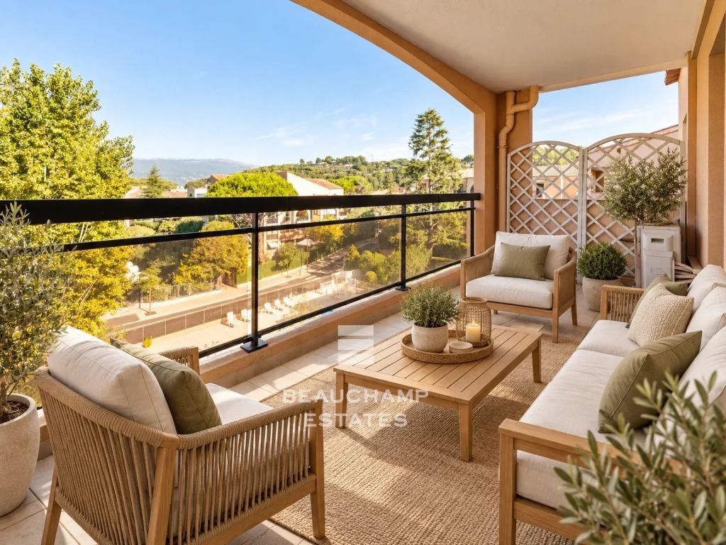Top-floor 4-room apartment – Mougins Tournamy