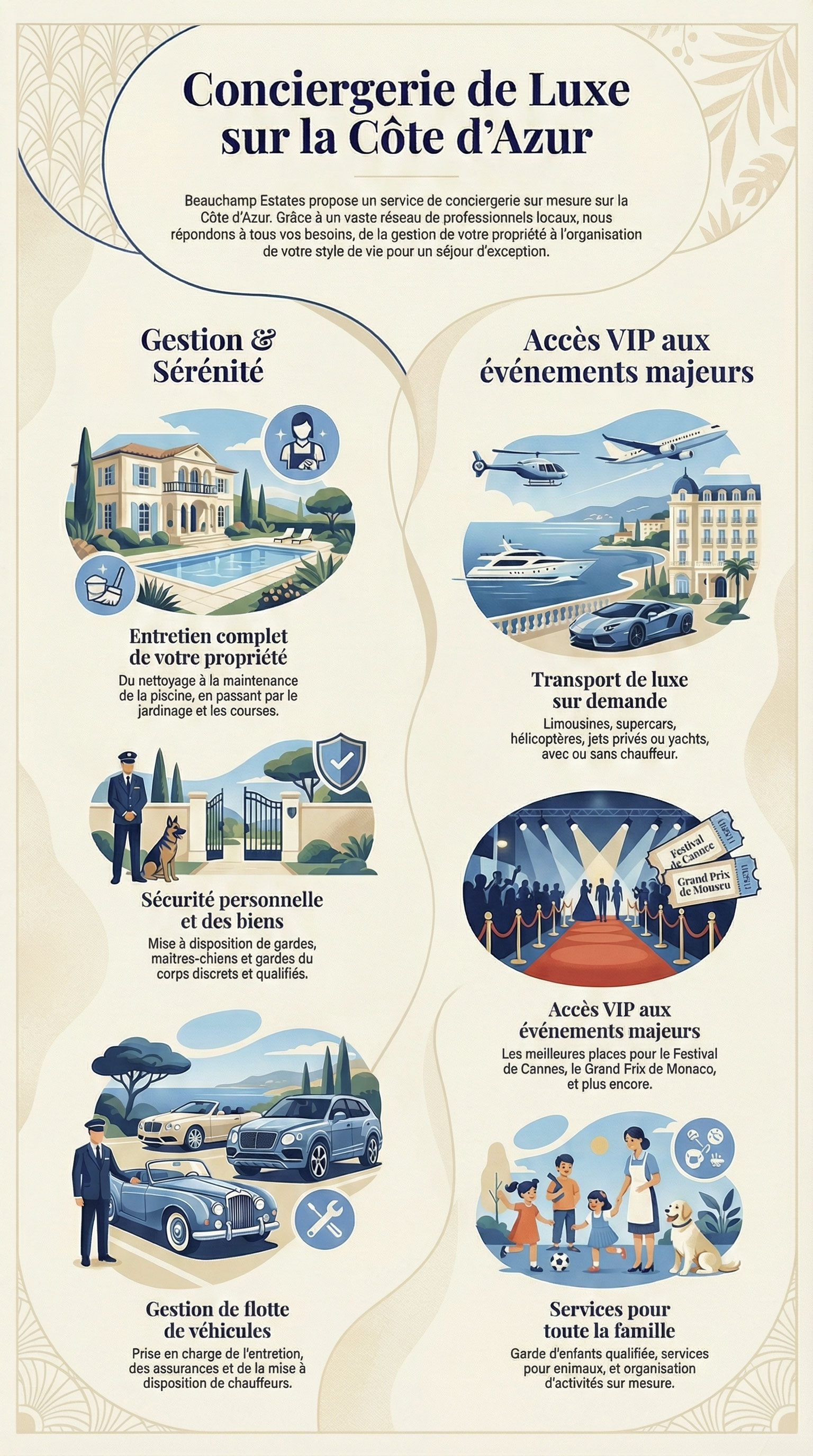 Services de Conciergerie Côte d'Azur